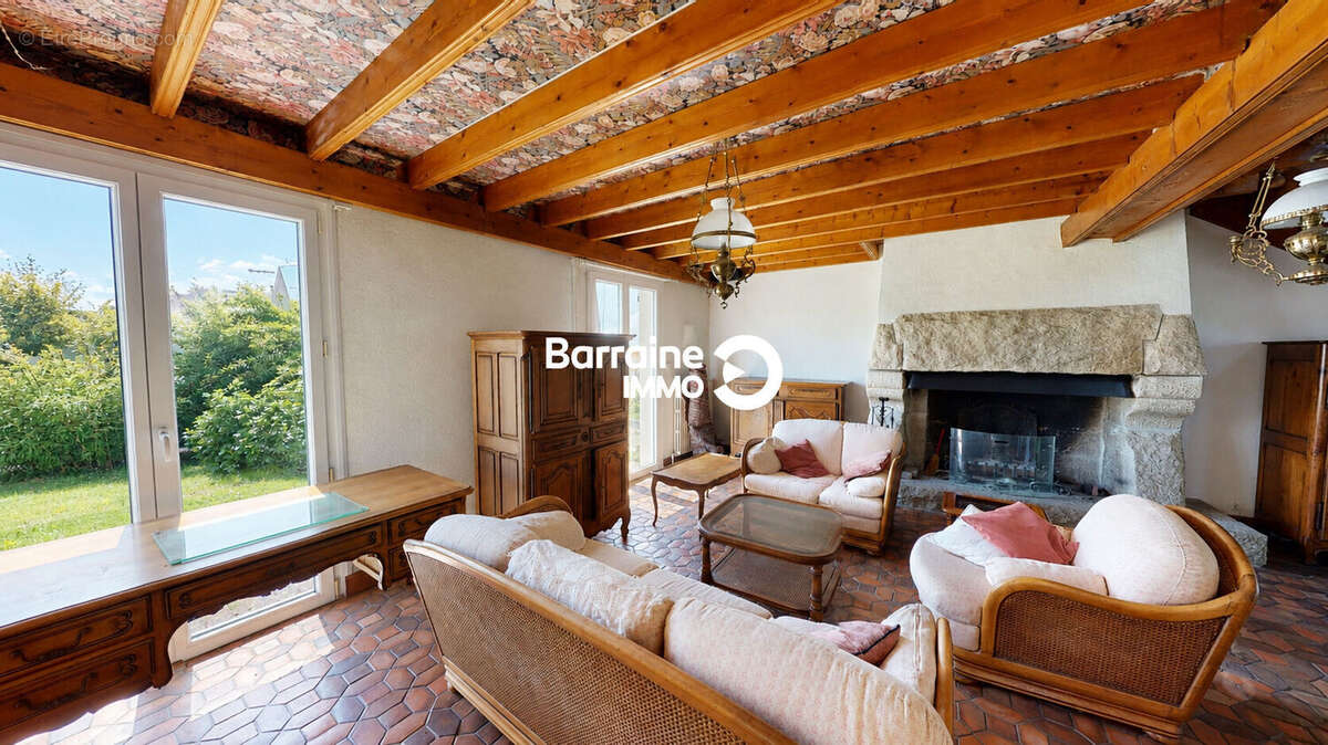 A vendre brest lambezellec maison t6 140m² 4 chambres terrain de 480m² sous-sol complet - photo 2