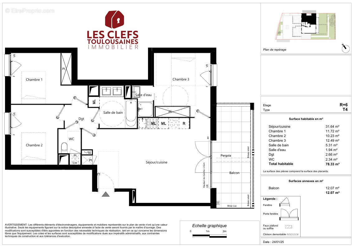 Appartement à TOULOUSE