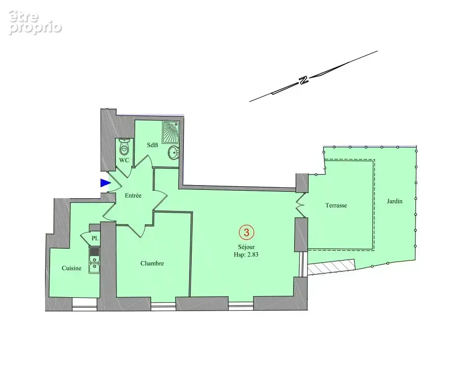 Appartement T2 Sain-Bel - photo 4