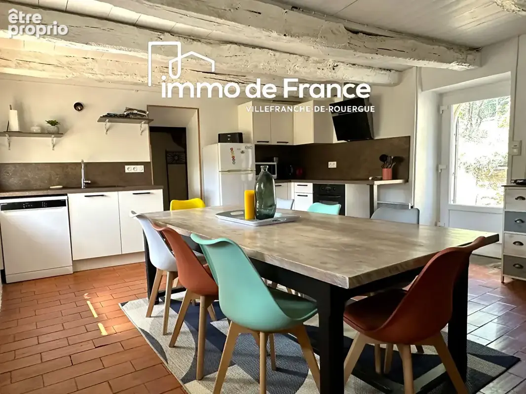 Villefranche de Rouergue, maison en pierre 2 chambres 69 m2 - photo 5