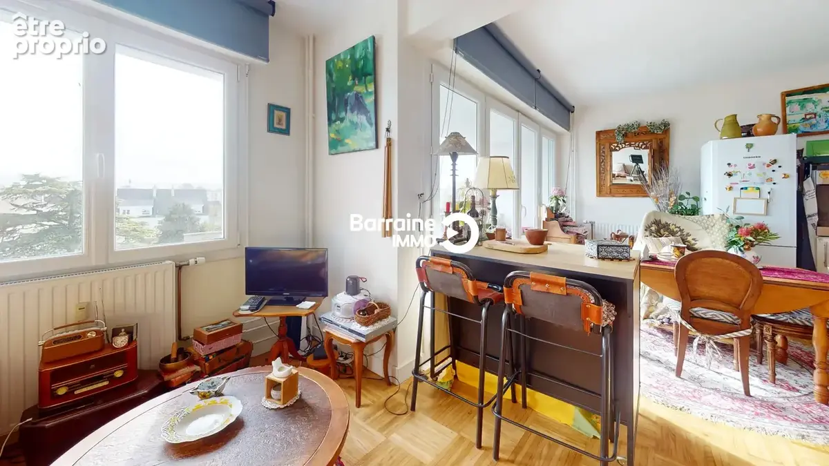 Exclusivité - lorient merville-appartement t3 avec ascenseur, balcon plein sud et vue dégagée - photo 13