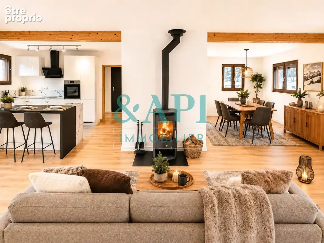 Exclusivite   superbe villa neuve avec vue sur la montagne - à 3 minutes de la station  de ski thollon-les-mém - photo 2