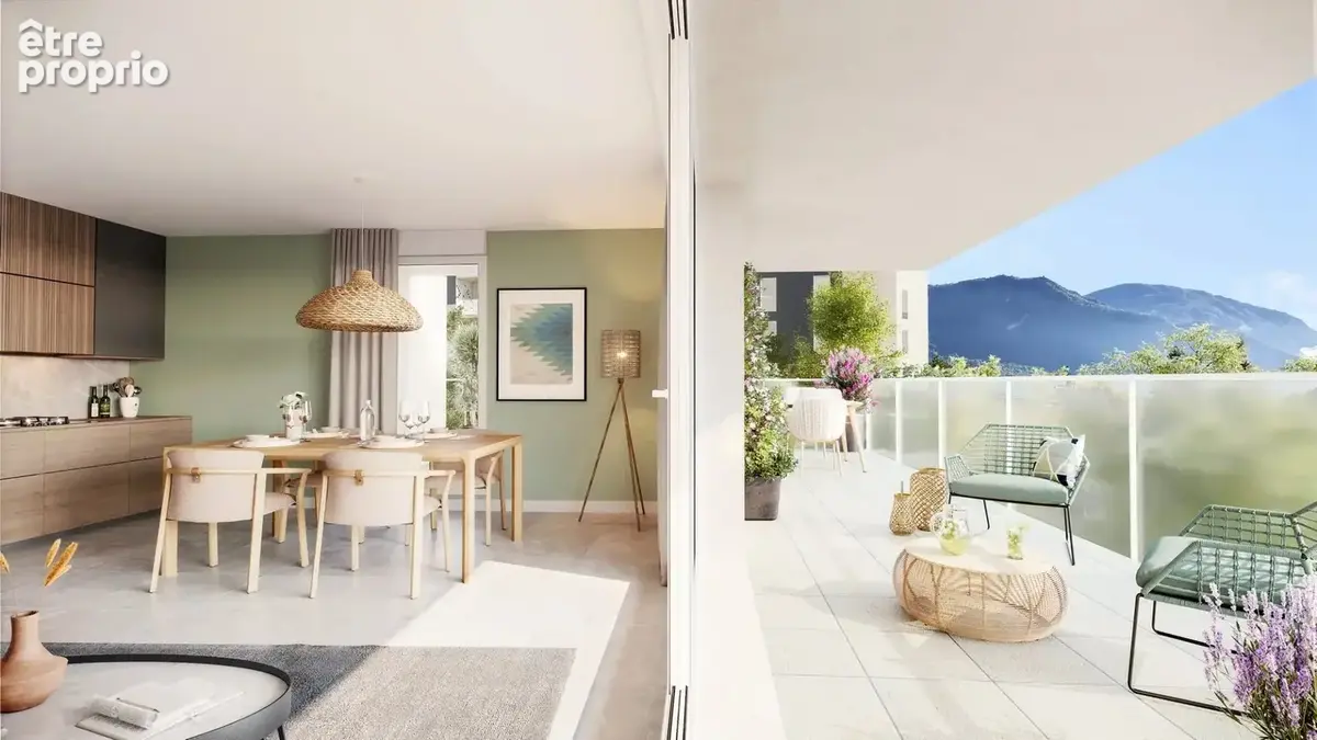 VEFA - Appartement T3 de 61m² (Sud) avec Box et Cave à La Ravoire ! - photo 3