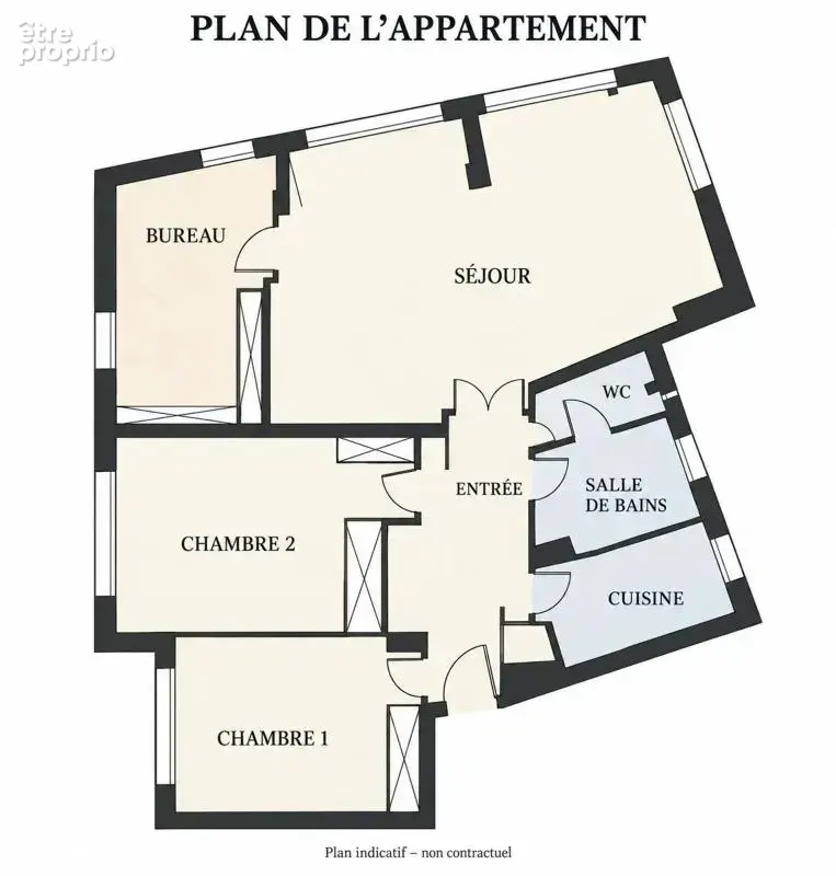 Paris 13e – Place d’Italie - 5 pièces de 99 m² - vue panoramique - photo 12