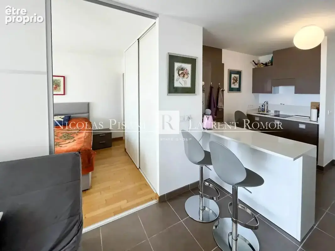 Appartement 2 pièces à Beausoleil - Résidence avec piscine - photo 4