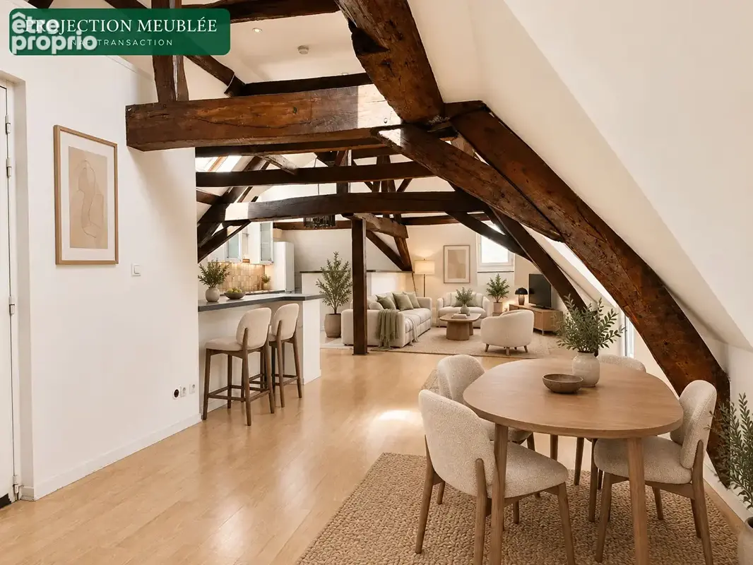 Appartement 3 pièces, avec terrasse et parking au sein d'un hôtel particulier - photo 6