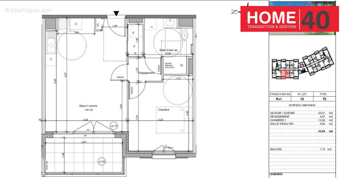 Appartement à SANGUINET