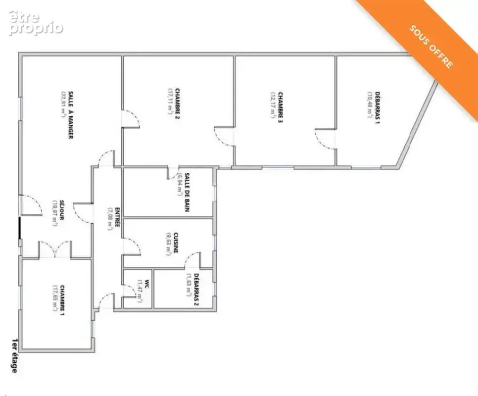Appartement bourgeois 6 pcs-128m²- balcon-parquet - photo 10