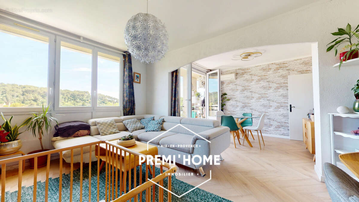 T3/4 a vendre dernier etage aix en provence quartier est - photo 3
