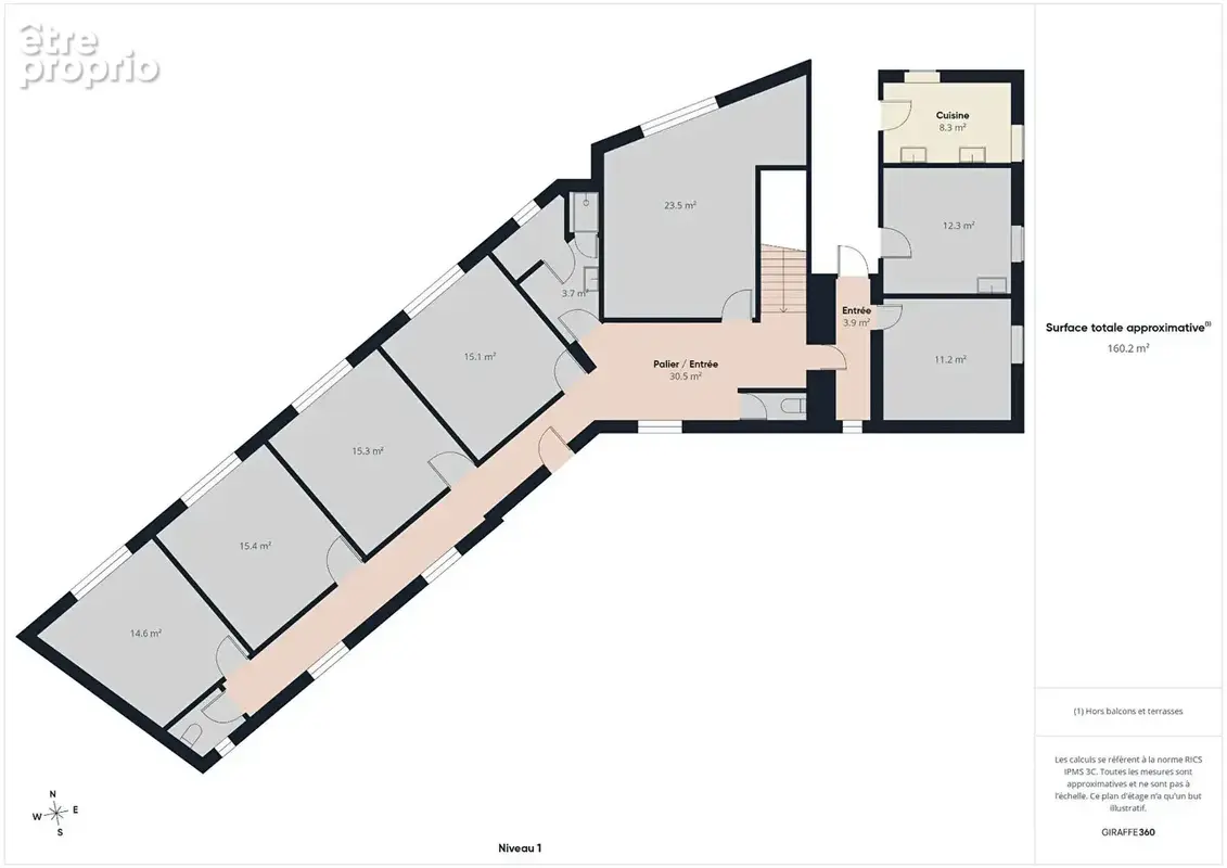 Immeuble de rapport - Asprieres  200 m2 - photo 18