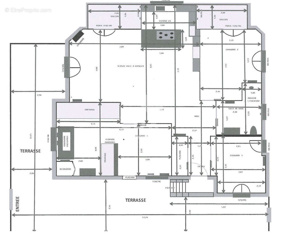 Appartement 96m² à nice - photo 18