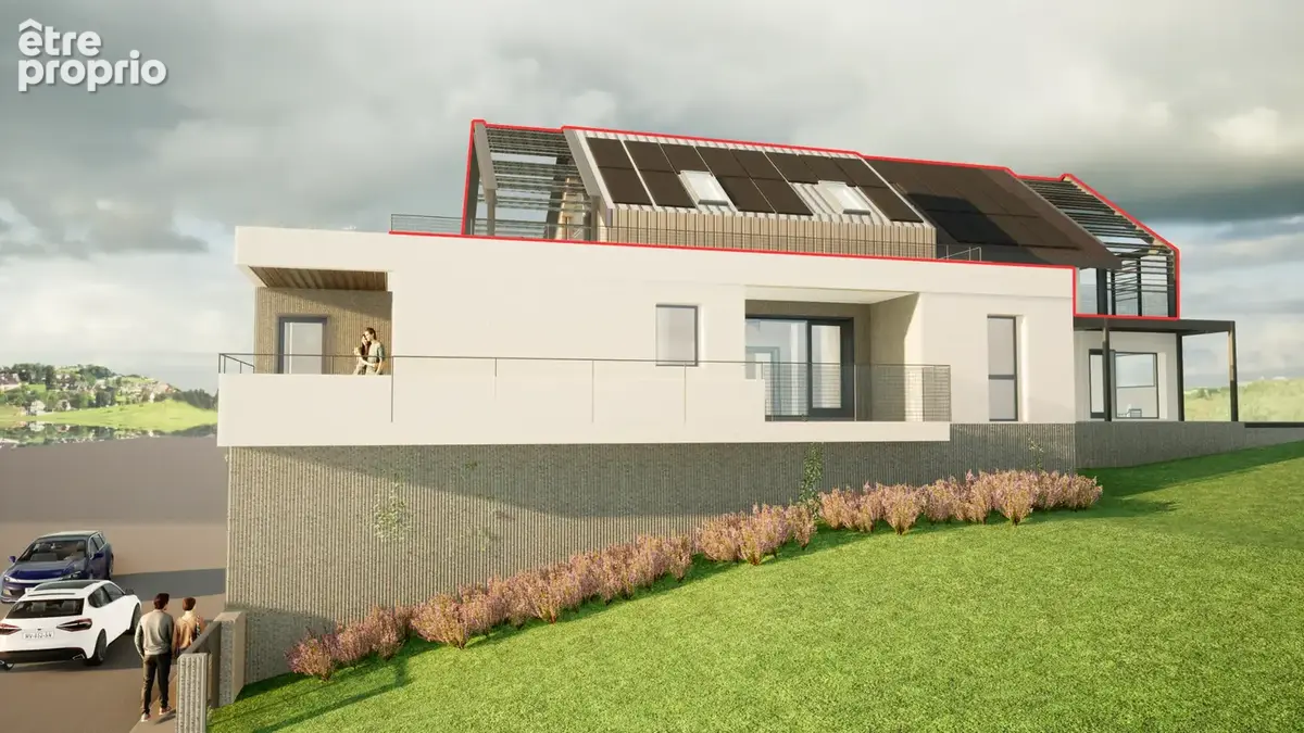 MOUXY - VEFA T4 en attique 116m2 avec 77m2 de terrasses - résidence neuve - photo 7