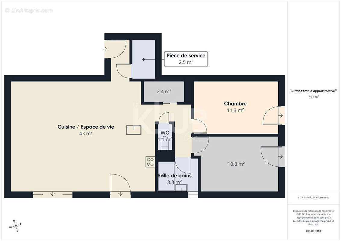 Appartement à AIX-EN-PROVENCE
