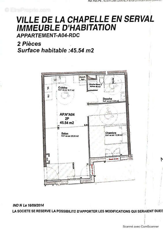 Appartement à LA CHAPELLE-EN-SERVAL