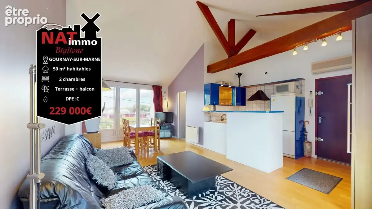 Photo Appartement à Gournay-Sur-Marne au prix de 229 000€