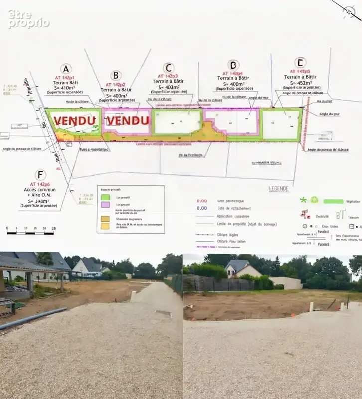 Terrain Les Essarts 403 m2 · à La Bouille · 115 000 €