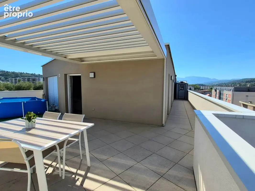 Attique T4 d'exception   Vue panoramique montagnes 92 m2 terrasse de 80 m2 - photo 11