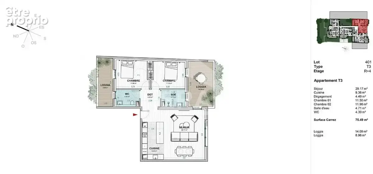 Appartement à CHARTRES