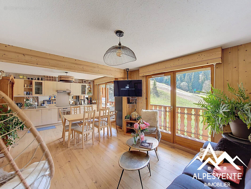 vente_appartement_3chambres_balcon_parking_stjeand'aulps_alpesvente - Appartement à SAINT-JEAN-D'AULPS