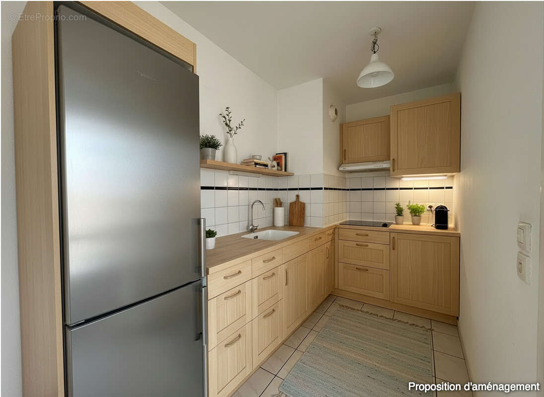 Appartement T2 de 47 m² avec balcon et stationnement Centre-ville - photo 3