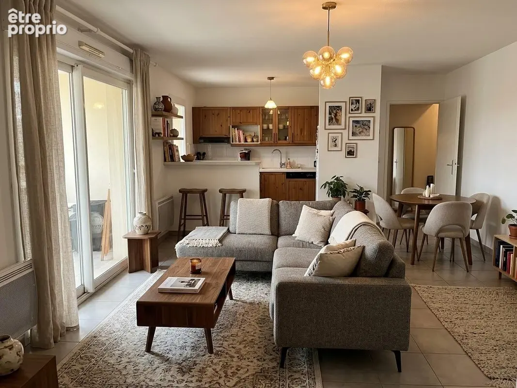 Saint Martin De Seignanx : T4 avec jardin privatif +garage + 2pkgs - photo 4