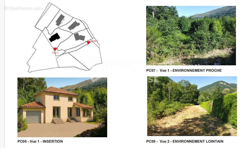 Terrain 3830 m² à Perles-Et-Castelet  - photo 4