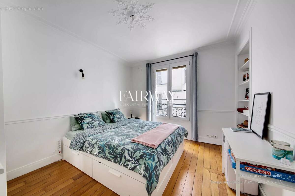 Appartement 3 pièces 55,53 m² à vendre rue Brochant Paris 17e, calme sur cour, 2 chambres - photo 8