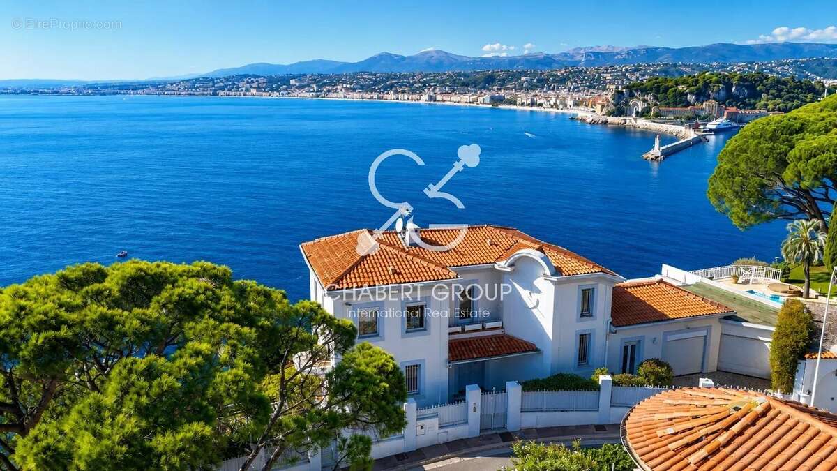 Nice - cap de nice - villa - 8 pièces - 300 m² - vue mer panoramique - jardin, terrasses & balcon - piscine & jacuzzi - appartem - photo 5