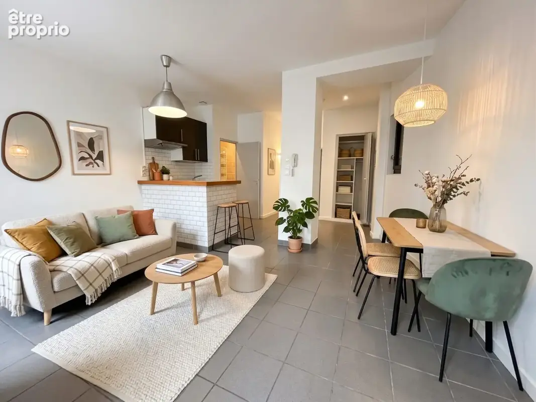 Mobilier généré par l'IA - Appartement à TOULOUSE