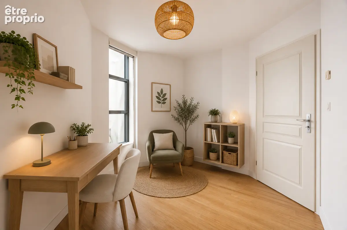 Nantes centre/ tour bretagne -- t5 108 m2 -- 4 chambres -- double salon - photo 5