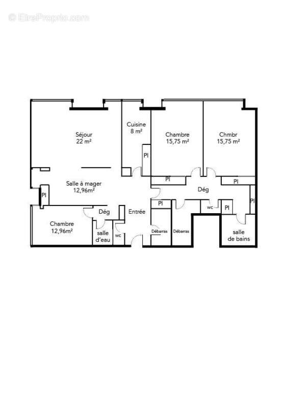 Appartement à PARIS-15E