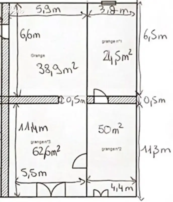 A vendre Grange de 226 m² – proche de Tournus - Uchizy  - Volumes exceptionnels et nombreuses possibilités - photo 7