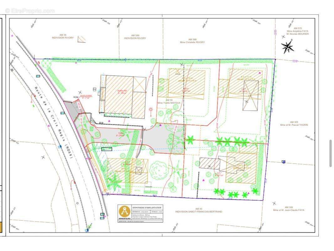 Terrain à LES HAIES