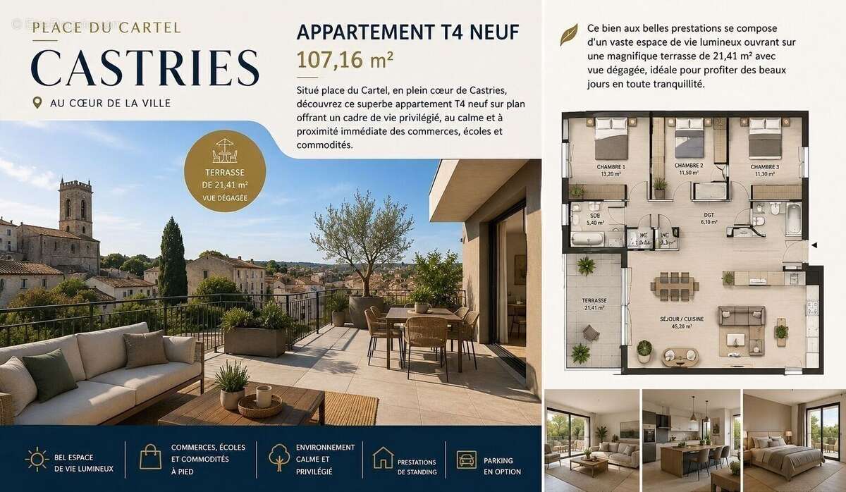 Appartement à CASTRIES