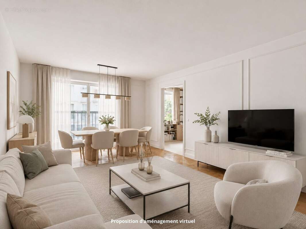 Appartement 105 m² à Paris-15e  - photo 2