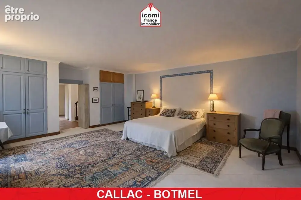Cotes-d'armor - callac (22160) - a vendre - propriete de charme de +250m² avec 6 chambres + 1 bureau sur 1550 m² de terrain - dp - photo 8