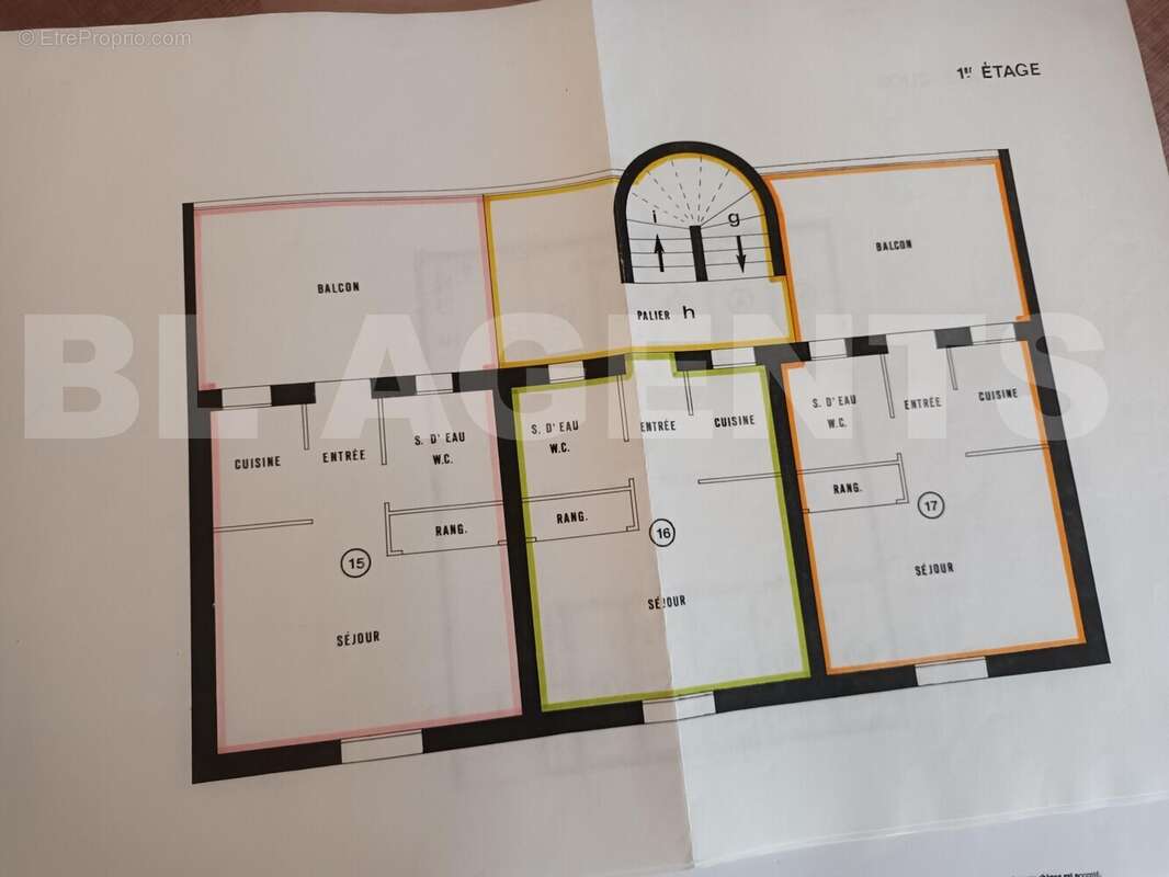 plan - Appartement à LIVRY-GARGAN
