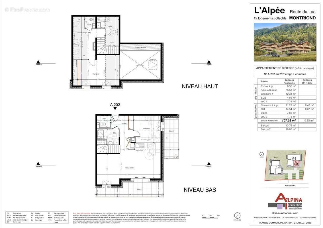 Appartement à MONTRIOND