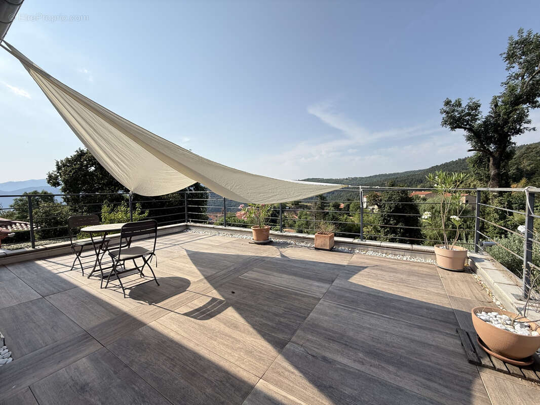 Corsavy   Maison 4 faces avec piscine, terrain arboré et vue panoramique - photo 12