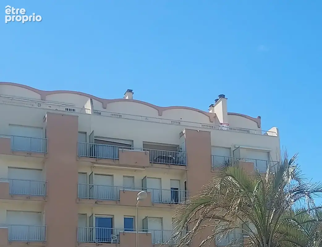 Canet Plage grand T2 avec terrasse 52 m² vue panoramique mer montagnes - photo 2