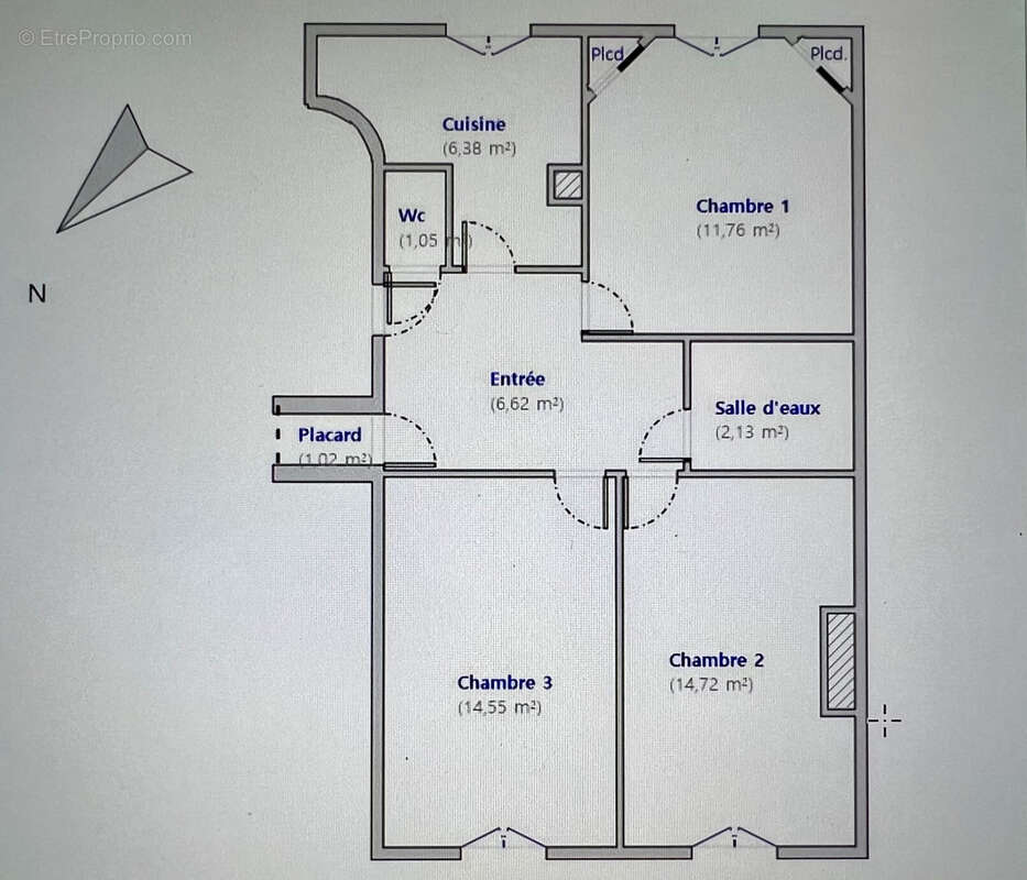 Appartement à PARIS-14E