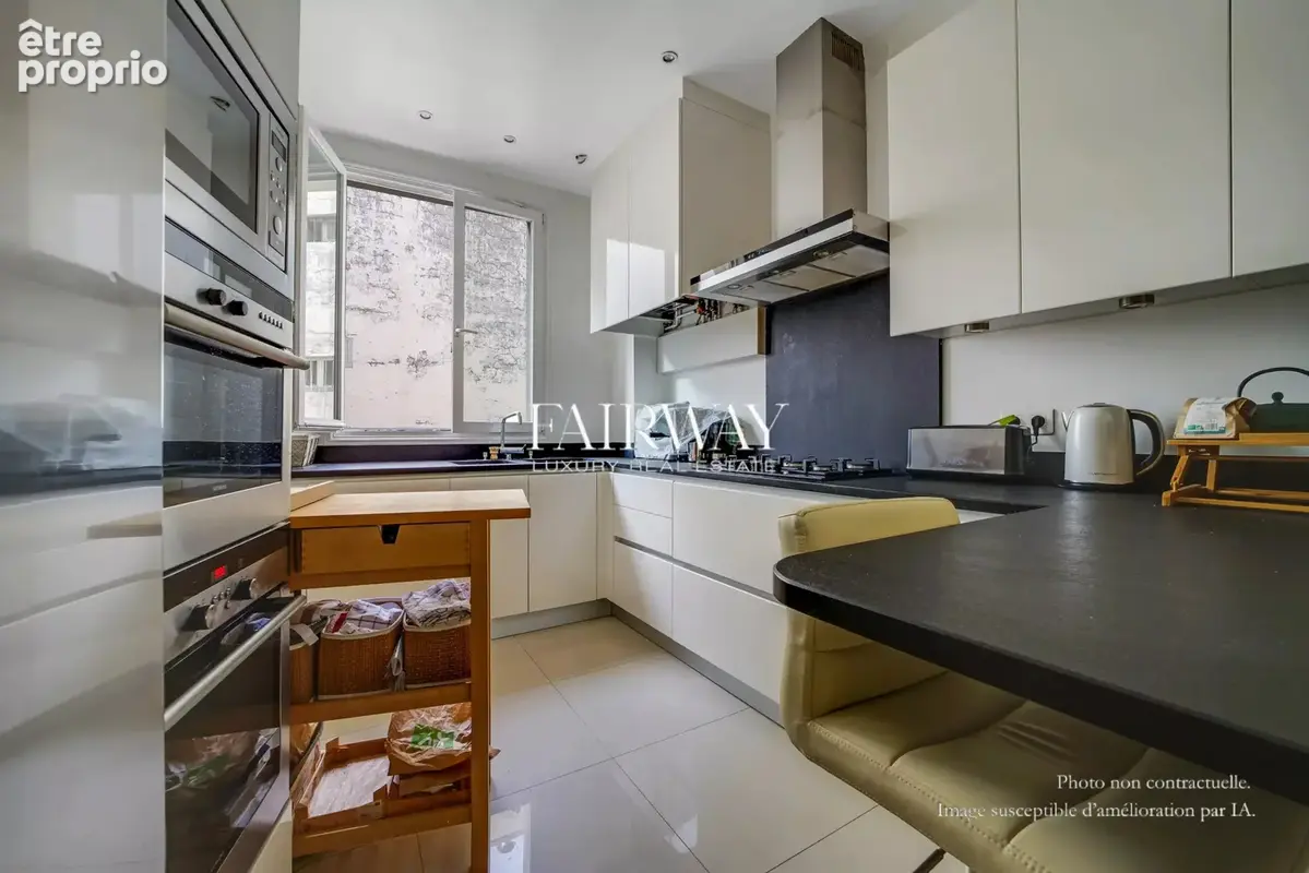 Appartement familial  174 m² - étage élevé avec balcon 4 chambres Paris 16ème - Flandrin - photo 14