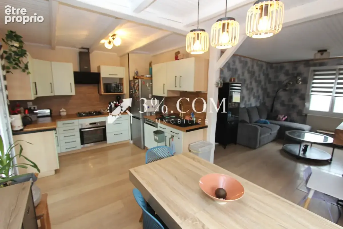 Maison 92 m2 - 3 chambres - 1 bureau - Jardin - Sous-sol complet - photo 3