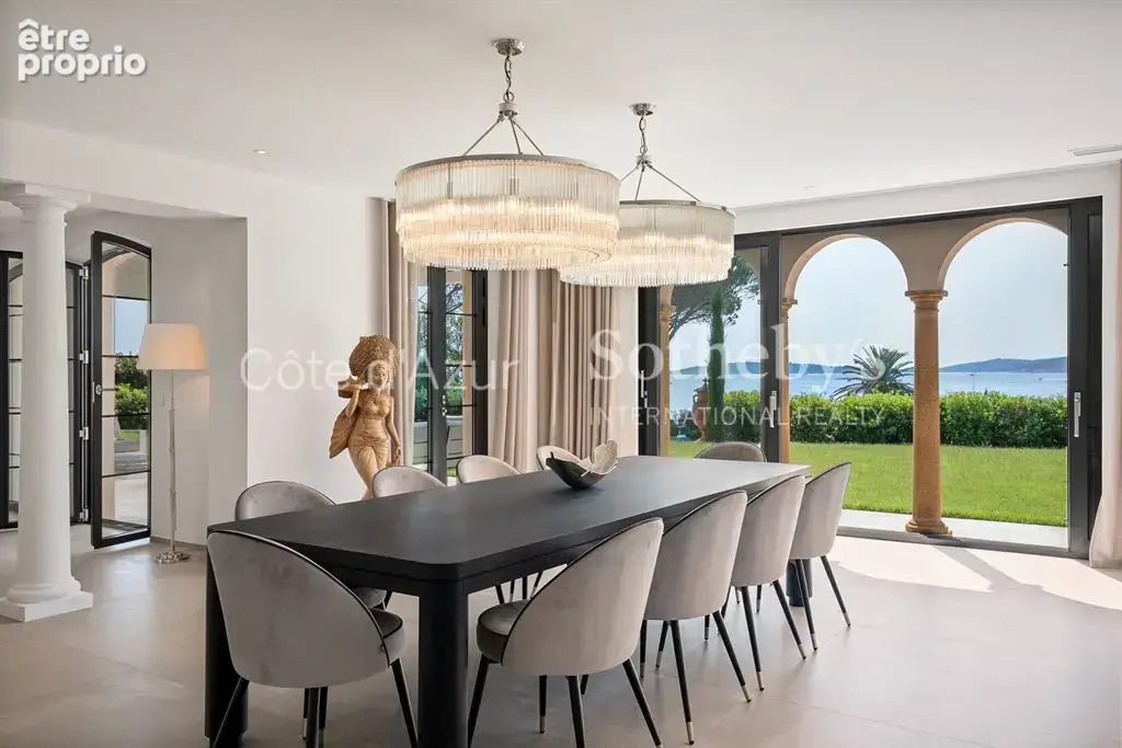 Golfe Saint-Tropez propriété vue mer 2 villas 2 piscines, confidentiel - photo 5