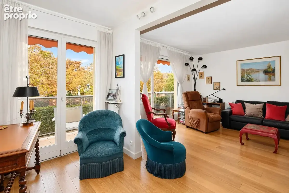 Bas de chatou 4 mn rer - appartement de  88 m² - 3 chambres - cave et parking - photo 5