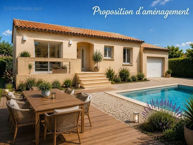 Maison T4 de plain-pied 4 faces avec garage et jardin – Magalas (34) - photo 6