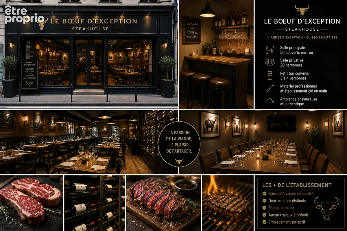 Fonds de commerce - restaurant à viande - valenciennes - photo 2