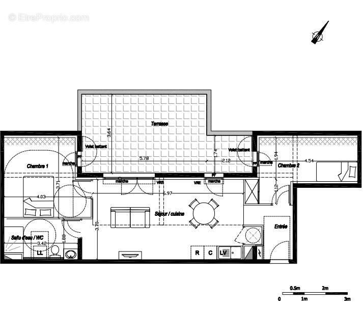 Appartement à MIREVAL
