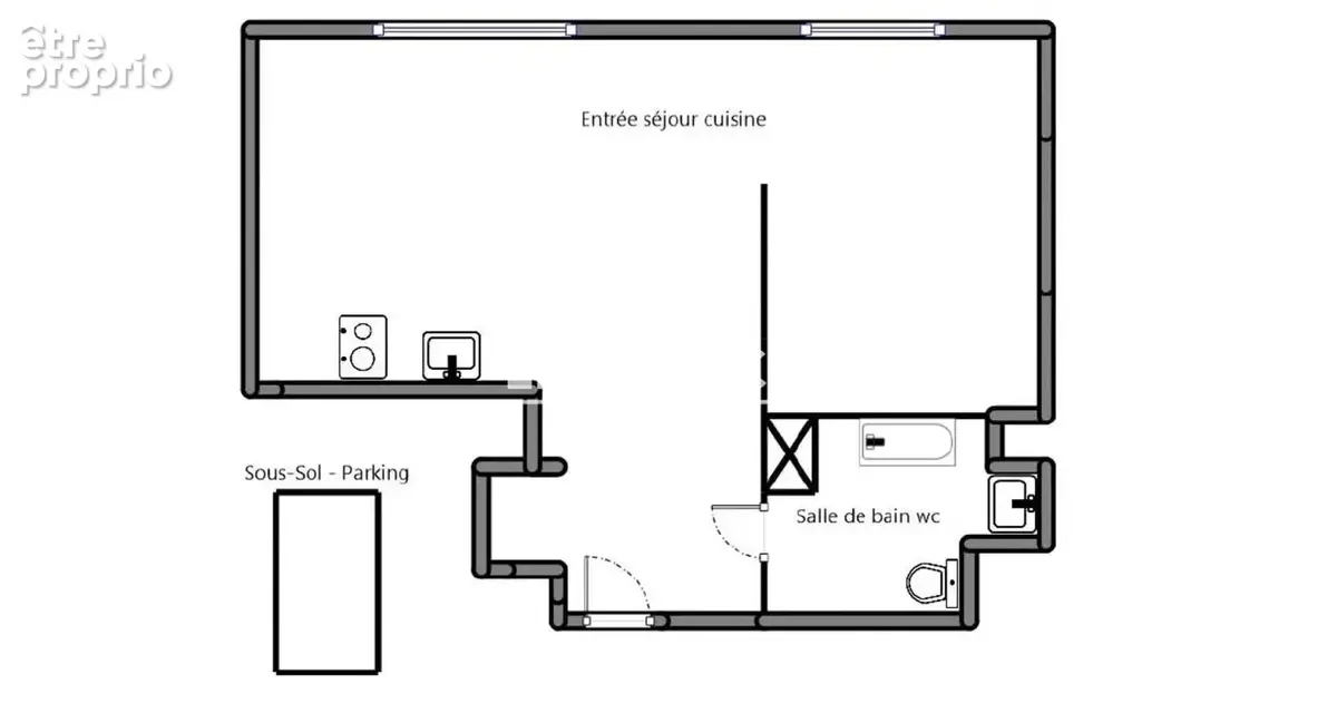 Villa Claudia, appartement 2 pièces au dernier étage avec parking - photo 10