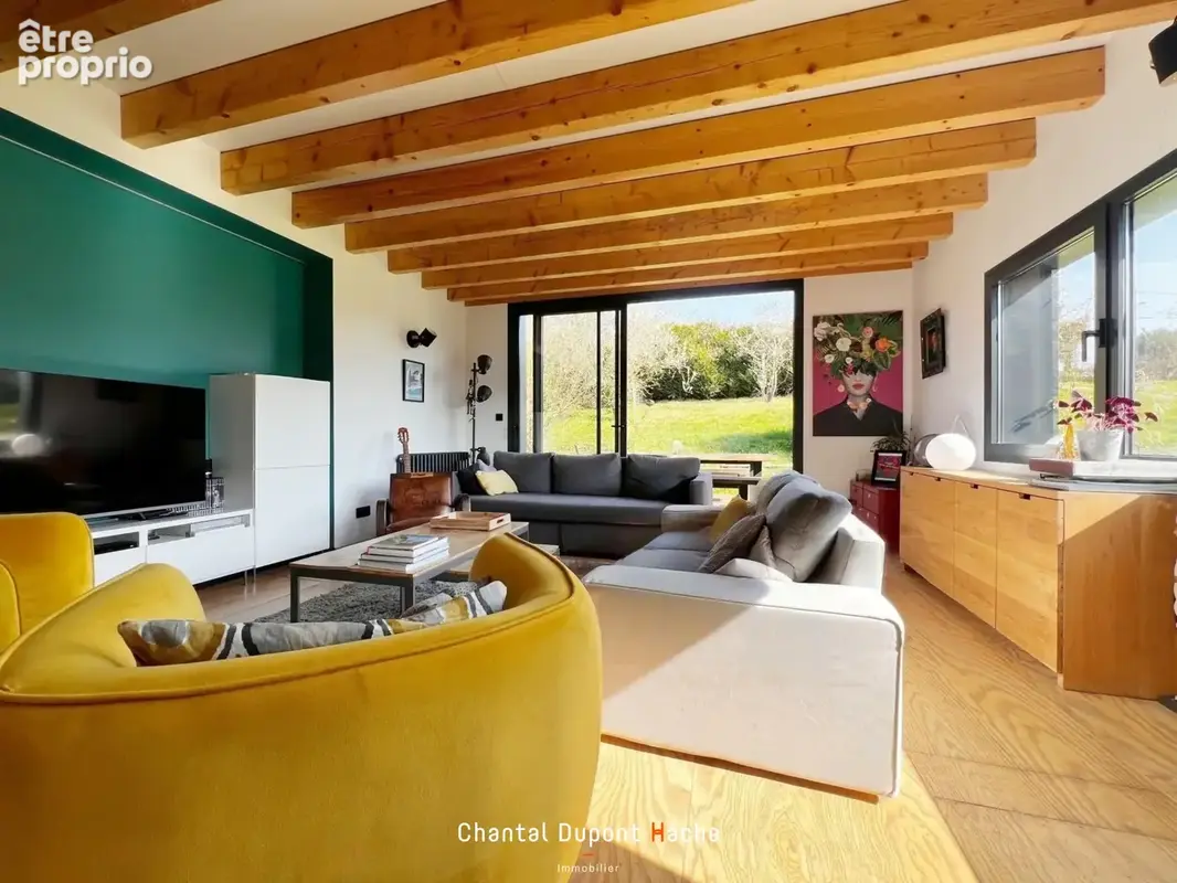 CHARTRES RECHEVRES  - Maison d'architecte de 2020, 5 chambres, piscine et jardin. - photo 3